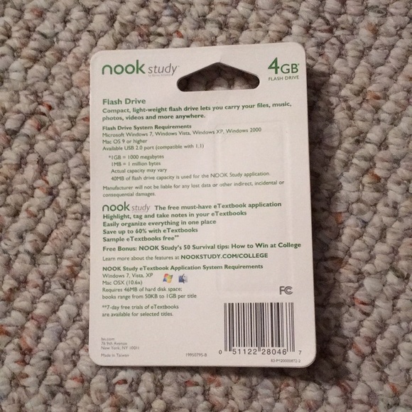 Nook study flash drive - Picture 2 of 2